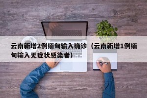 云南新增2例缅甸输入确诊（云南新增1例缅甸输入无症状感染者）